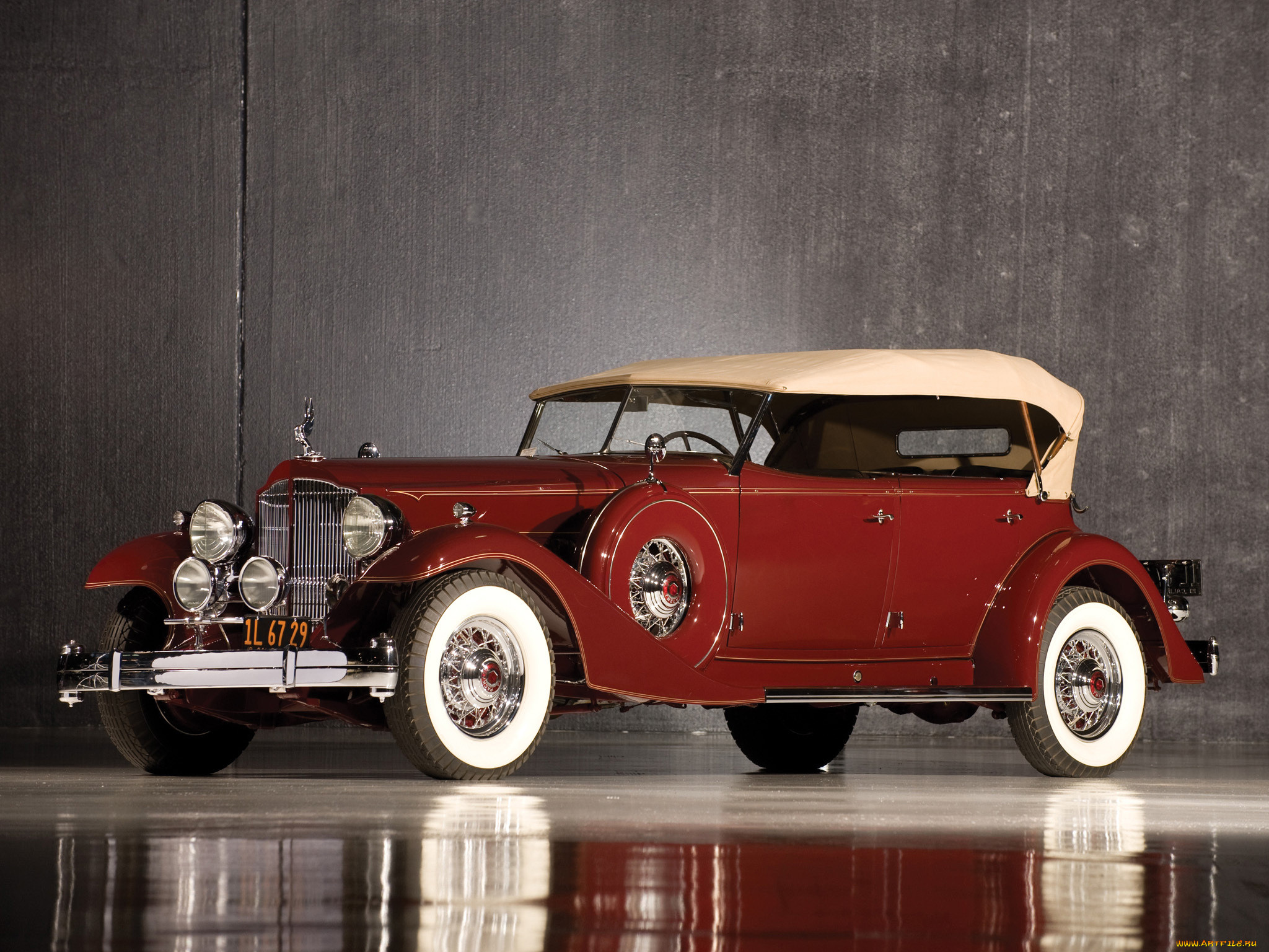 1933 packard twelve sport phaeton